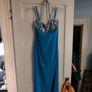 Vintage Black tie Olge Cassini classic formal dress 90s